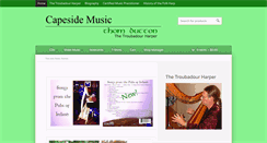 Desktop Screenshot of capesidemusic.com